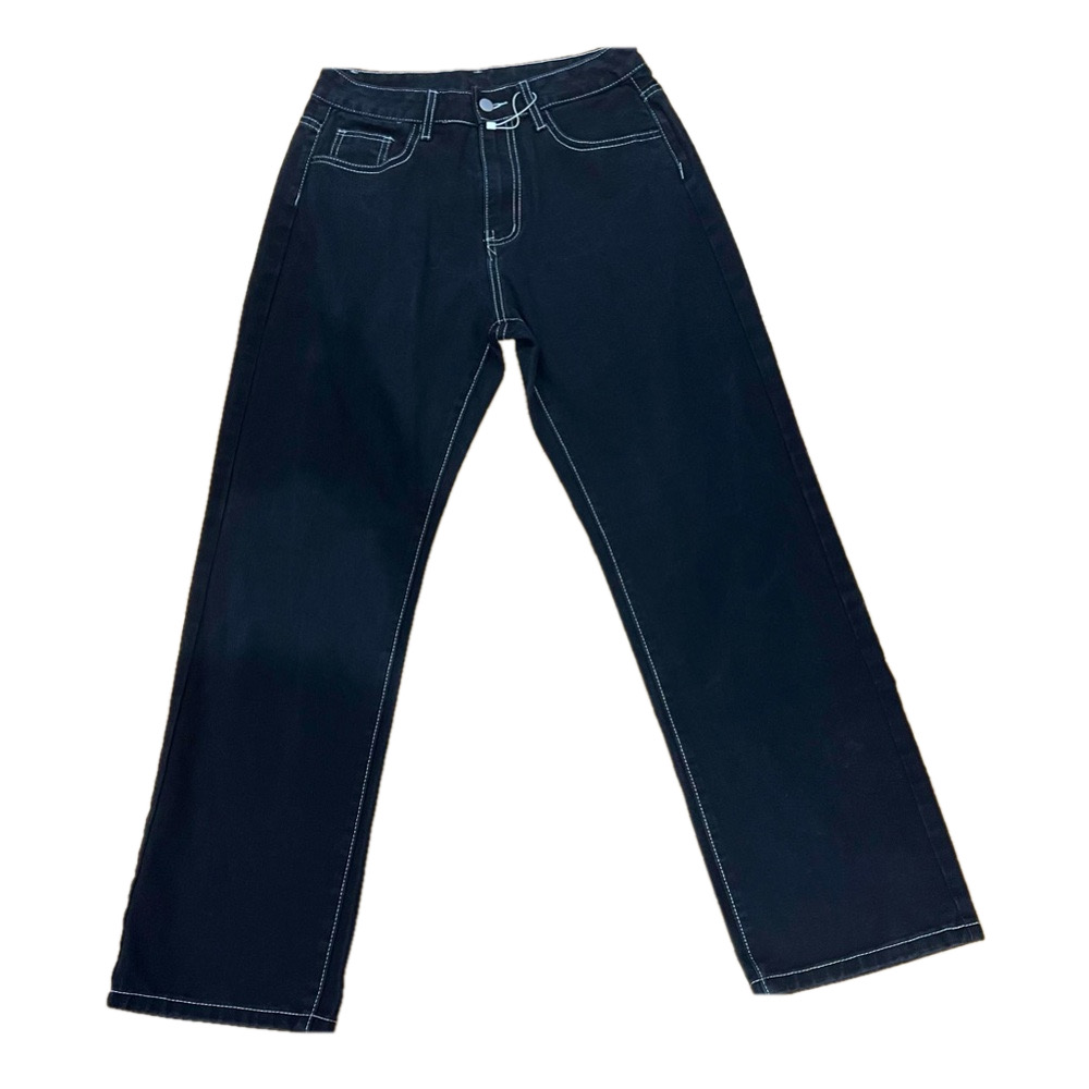 NVFelix Mens Black and White Jeans